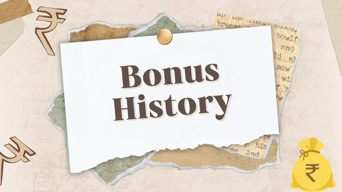 Bonus History